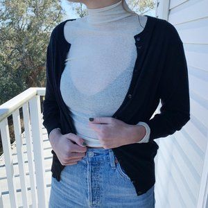 Black J. Crew Cardigan